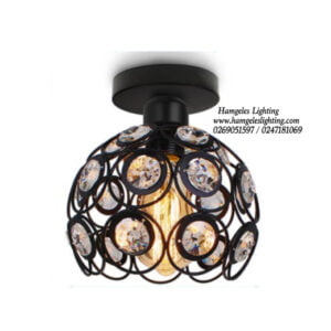 New Black E27 Ceiling Light