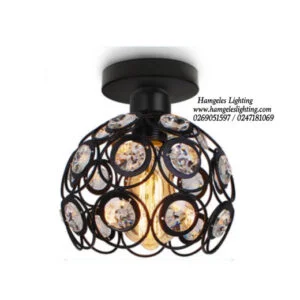 New Black E27 Ceiling Light