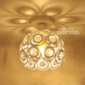 Modern Golden Cage Ceiling Light