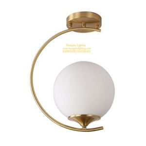 New White Globe Surface Ceiling Lights