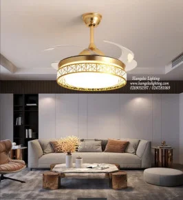 Retractable Ceiling Fans With LED Light