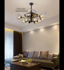 Retractable Ceiling Fans With Pendant Light