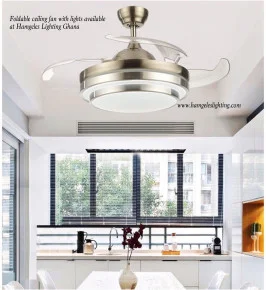 Retractable Ceiling Fans with Light