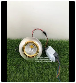 7W Golden LED Spot Lights