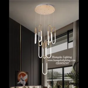 Modern duplex chandeliers or staircase chandeliers