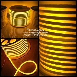 220V Yellow Neon LED Strip Lights