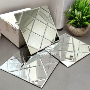 3D Glass Mirror Mosaic Stickers