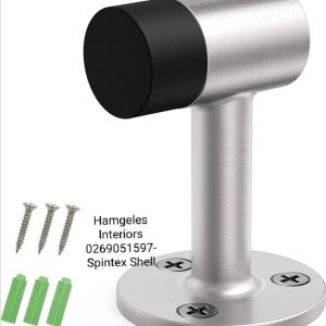 Brushed Chrome Door Stoppers