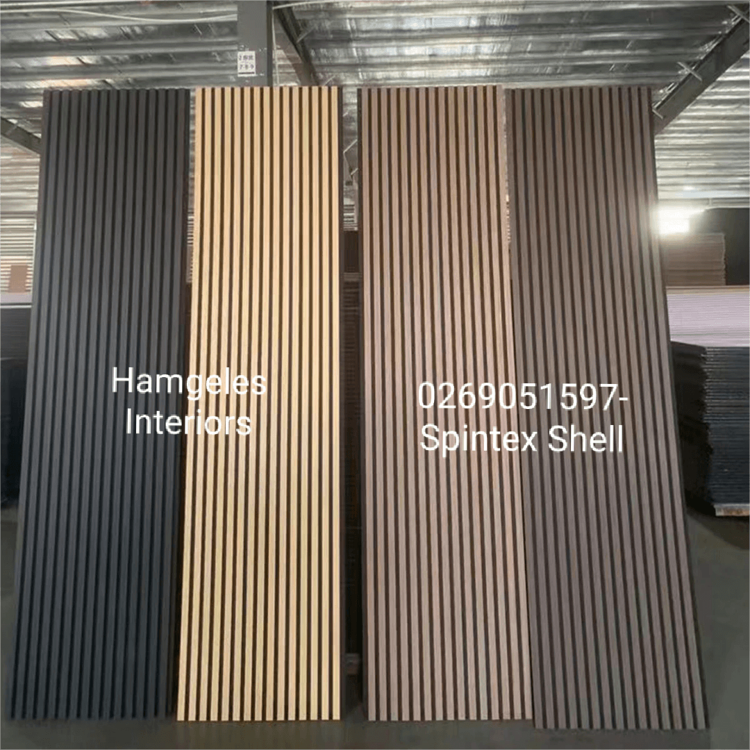 Wooden Veneer Acoustic Wall Fluted Panels